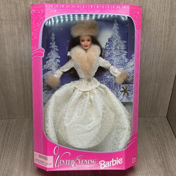 Barbie Other - 1998 Barbie Winter Evening Fashion Doll Special Edition - Mattel